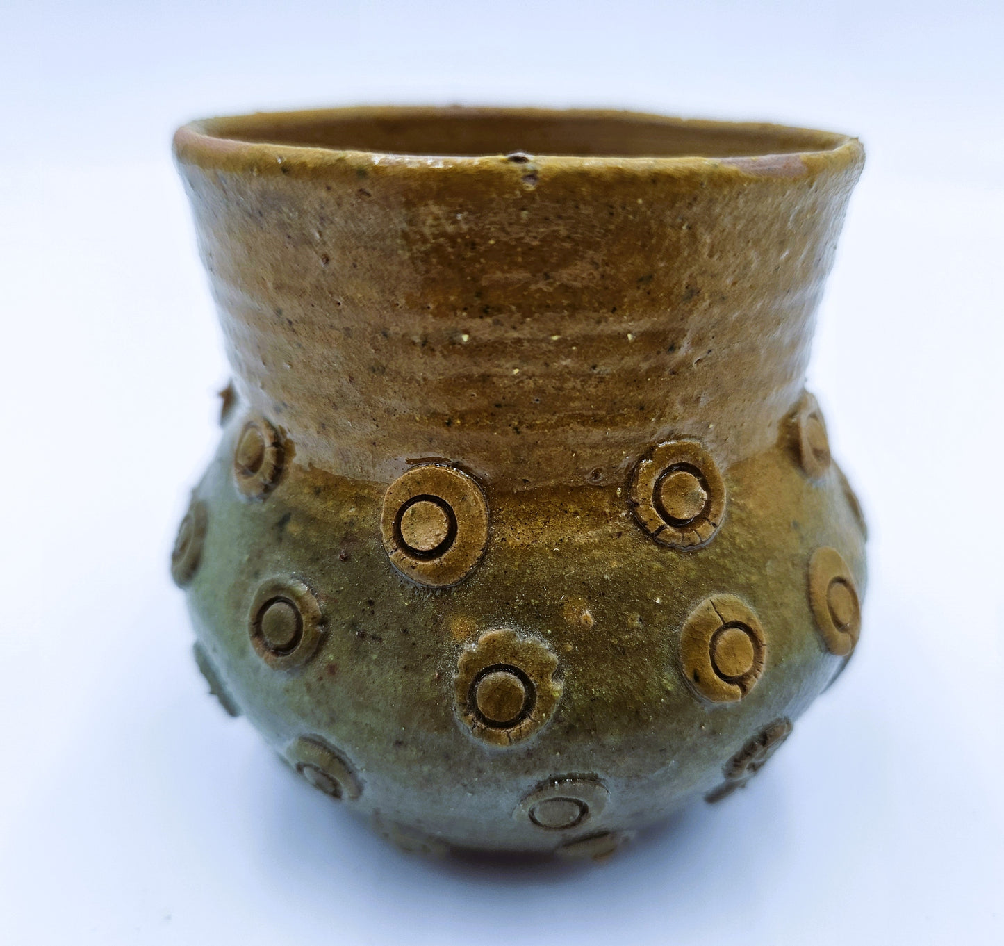 Studio Art Pottery Hand Thrown Vessel Vase 2.75"