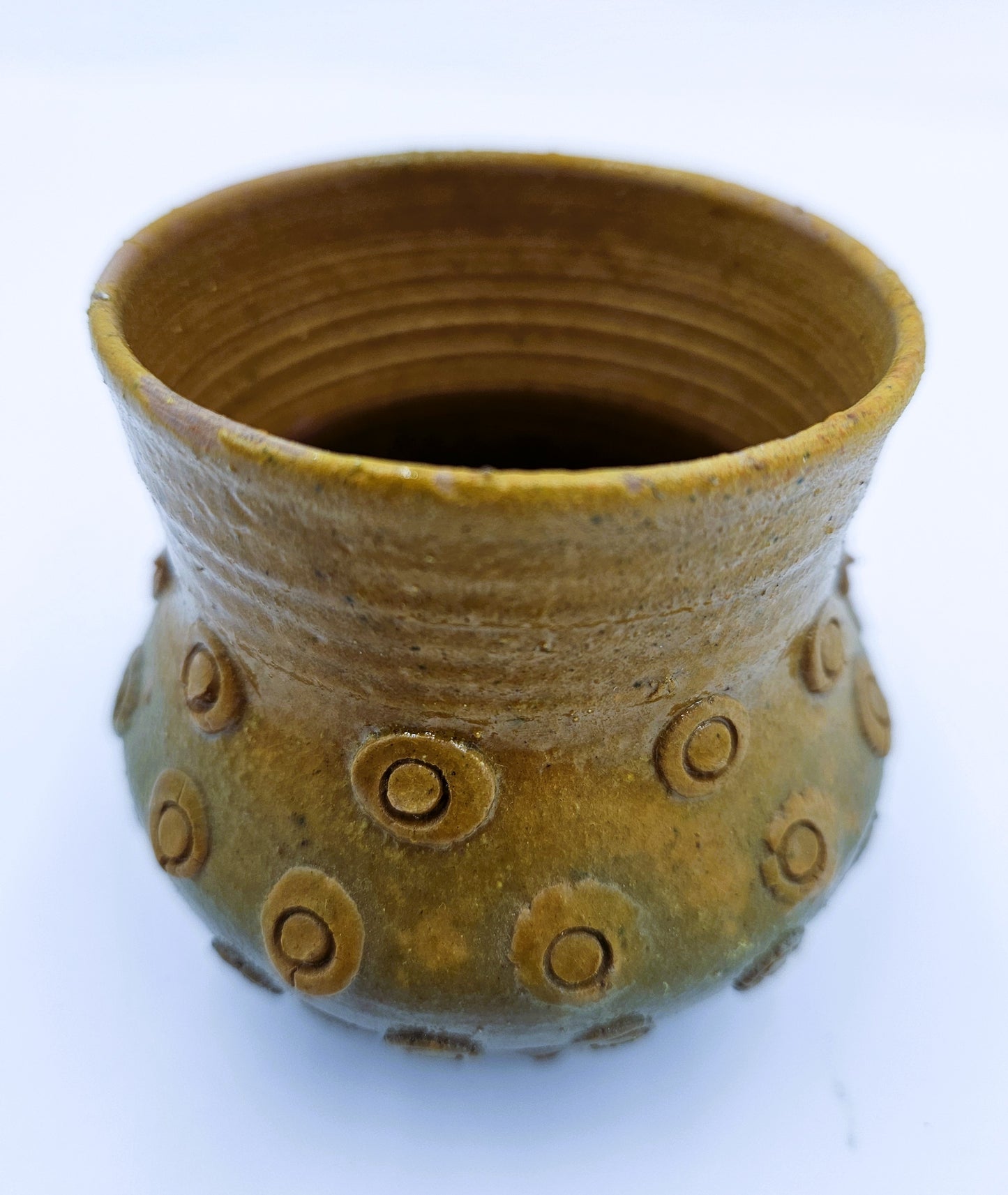 Studio Art Pottery Hand Thrown Vessel Vase 2.75"