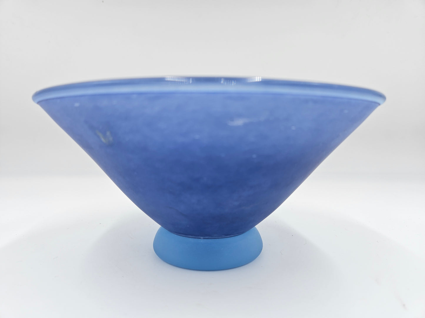 Costa Boda Blown Signed Art Glass Bowl Made In Sweden