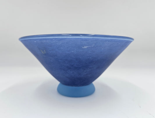 Costa Boda Blown Signed Art Glass Bowl Made In Sweden