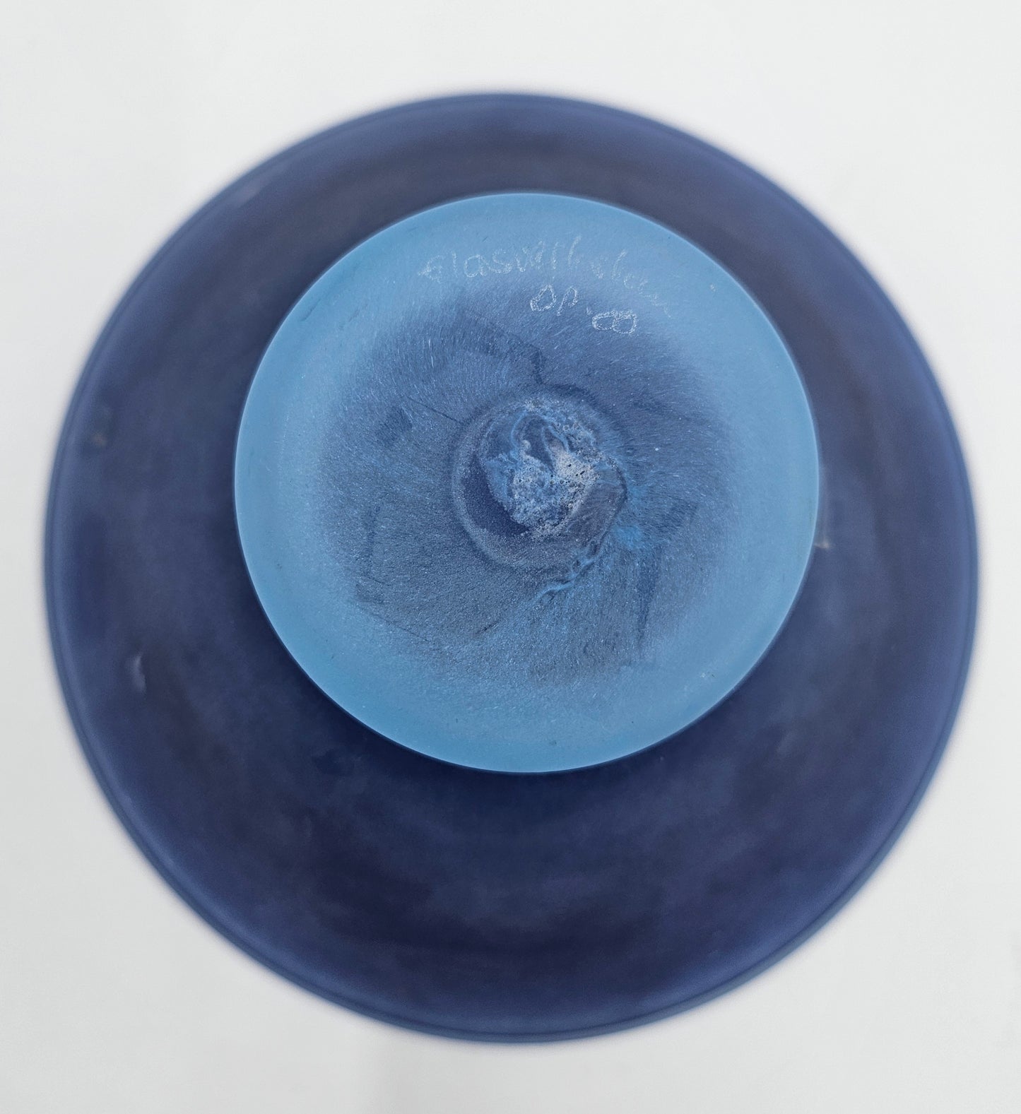 Costa Boda Blown Signed Art Glass Bowl Made In Sweden