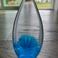 Vintage 1988 Brian Maytum Studio Art Glass Paperweight With An Iridescent Finish And Controlled Bubbles Signed Dated