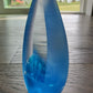 Vintage 1988 Brian Maytum Studio Art Glass Paperweight With An Iridescent Finish And Controlled Bubbles Signed Dated