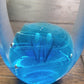 Vintage 1988 Brian Maytum Studio Art Glass Paperweight With An Iridescent Finish And Controlled Bubbles Signed Dated