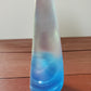 Vintage 1988 Brian Maytum Studio Art Glass Paperweight With An Iridescent Finish And Controlled Bubbles Signed Dated