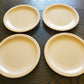 1950's Texas Ware Melamine Plates Light Peach Bread Dessert Snacks Set of 4