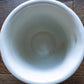 1970's USA Pottery Mugs Floral Design Vintage Set of Two