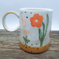 Vintage Mug Coffee Desert in Bloom Flowers Cacti Cactus Southwestern