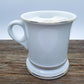 Vintage Winter Scene Mug Moustashe Protector Coffee Mug Gold Design