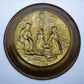 Antique Vintage Brass Wall Plate Dutch Windmills Made In England